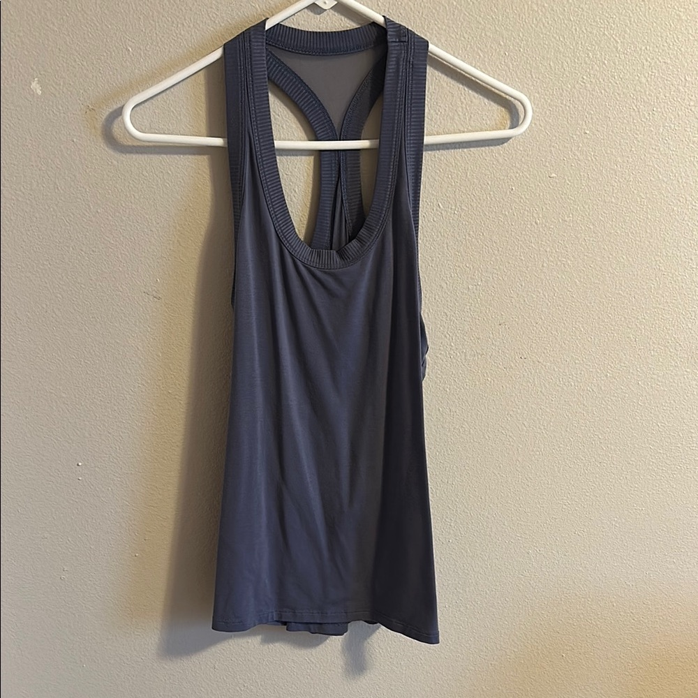 Athleta ‘Small Tall’ Women's Blue Racerback Tank Top